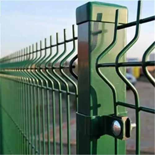 Factory Best Selling Easy Installation garden security perimeter 3d curved wire mesh peach shape post fence