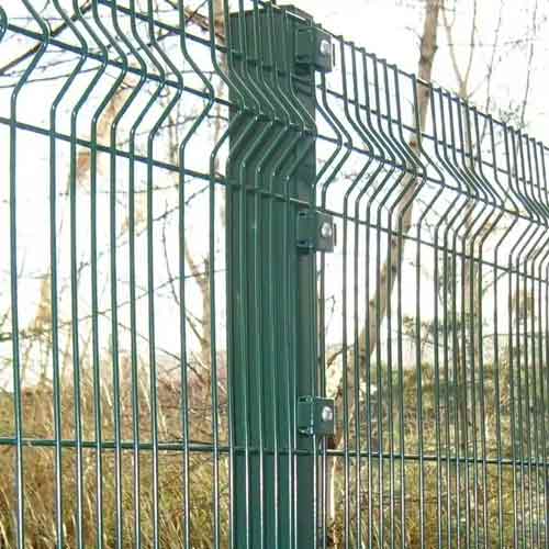 Home Outdoor Decorative 3D Curved Welded Wire Mesh Garden Fence For Fence Panel Temporary Colorbond Fence